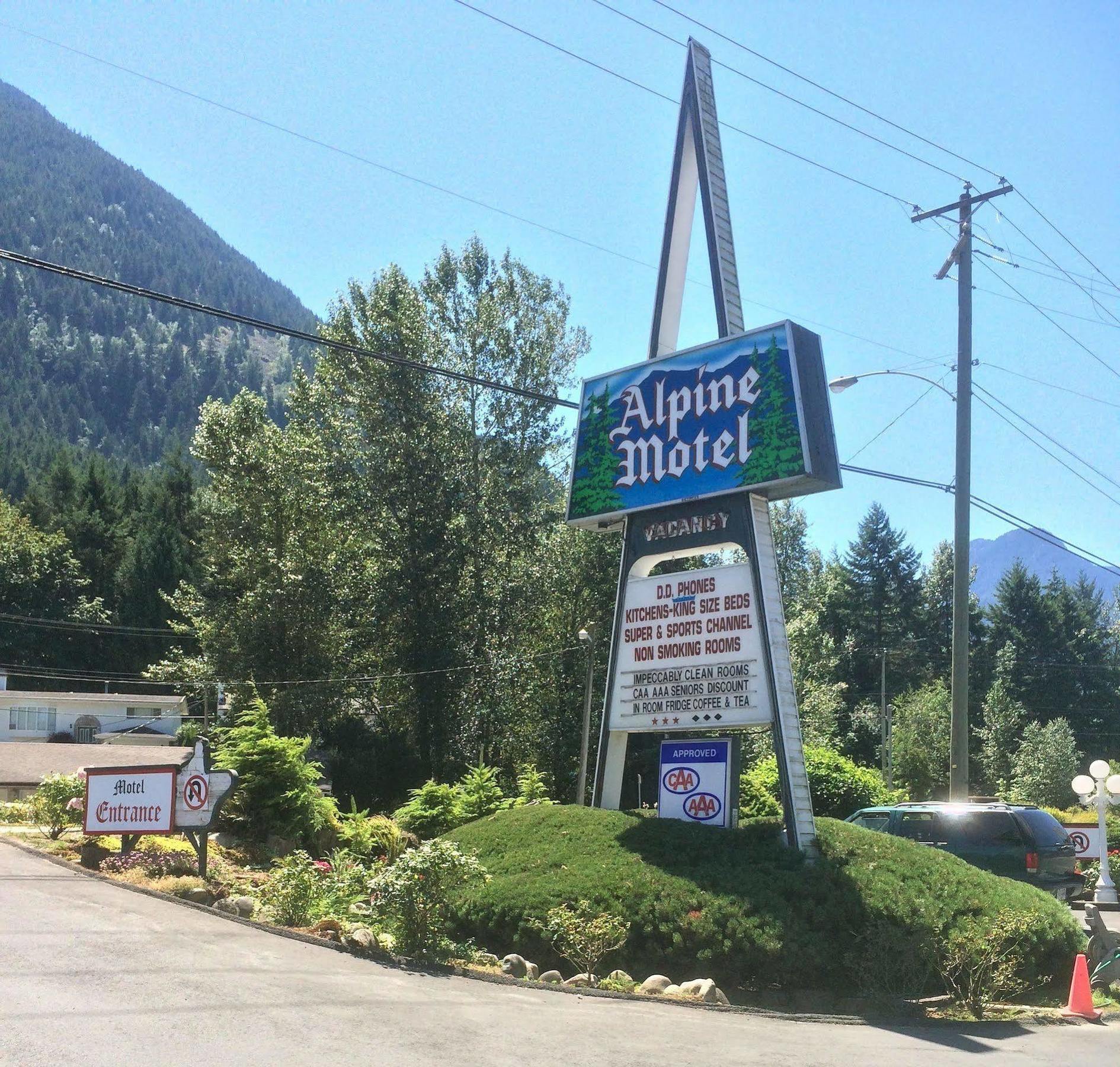Alpine Motel Хоуп Экстерьер фото